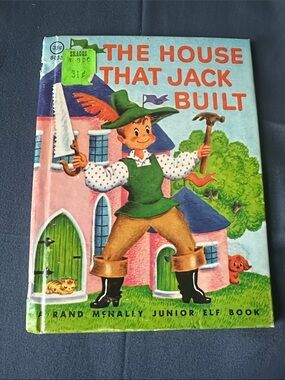 The House That Jack Built Vintage Children's Book - Colorful Illustrated Cover